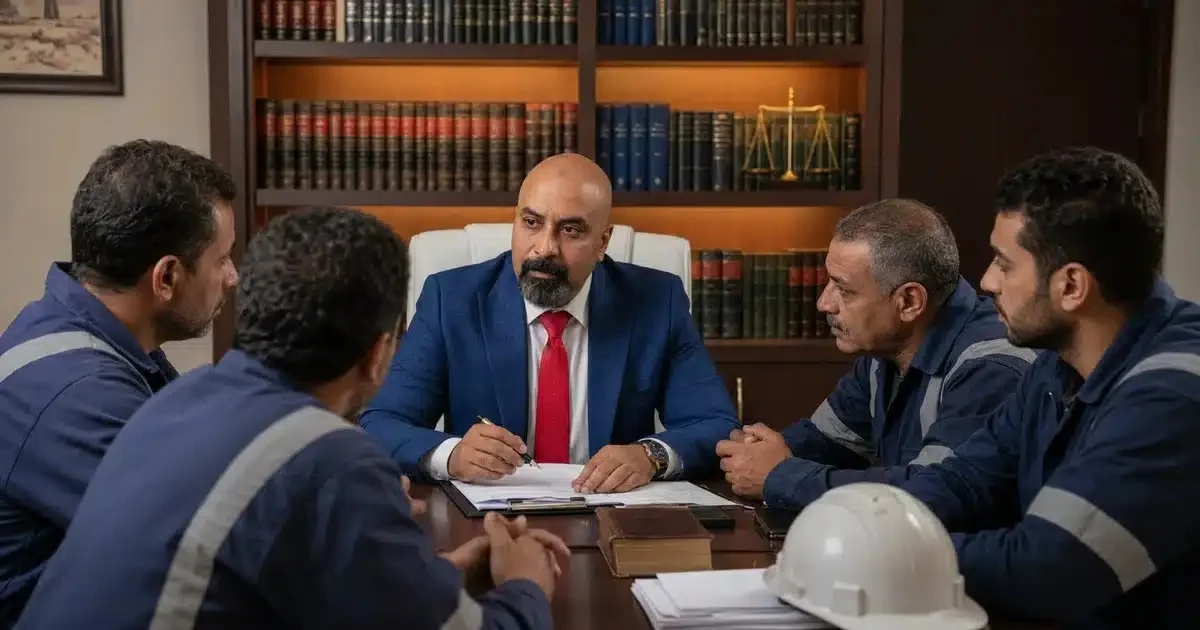أفضل محامي قضايا عمالية في مصر يراجع نزاعات العمال والمستحقات أمام جهات العمل