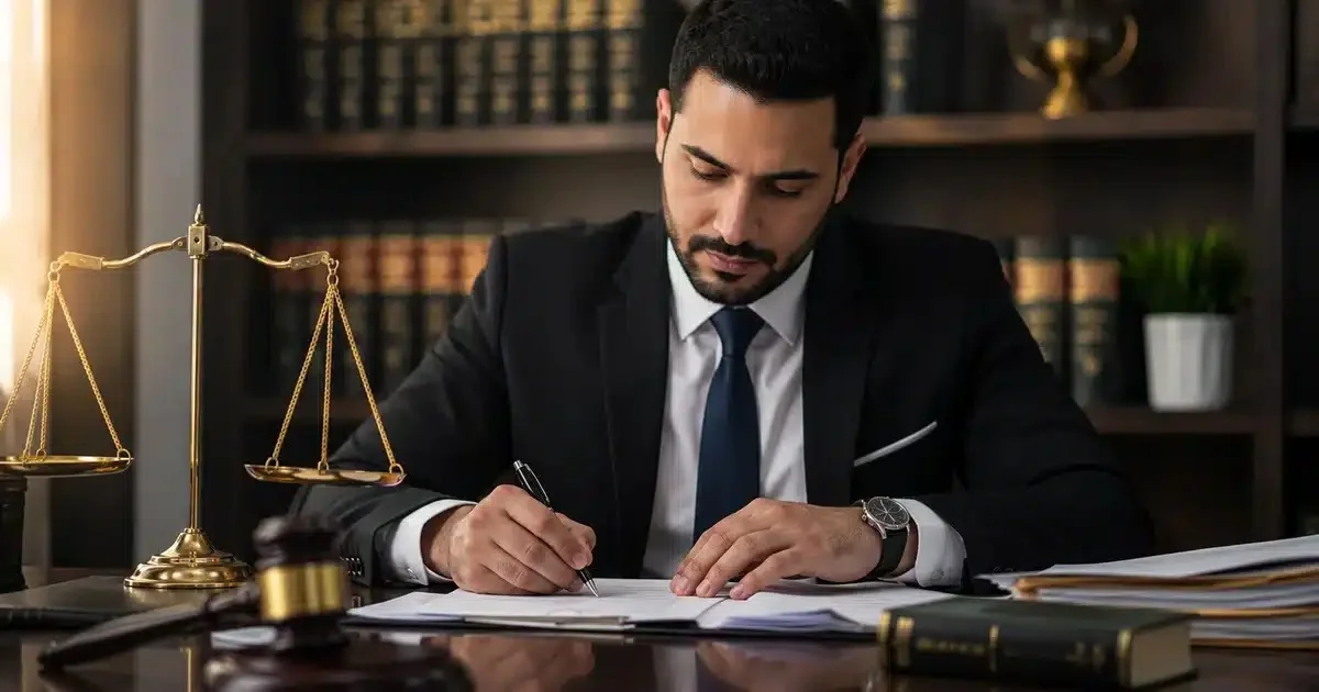 محامي متخصص في قضايا مخدرات يراجع ملف القضية قبل التحقيق أو المحاكمة في مصر