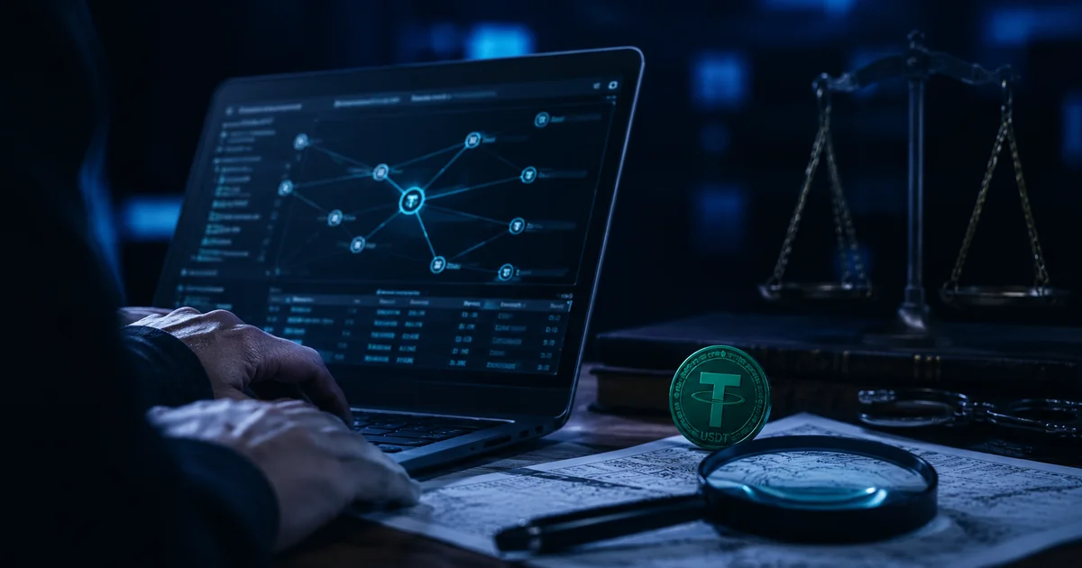 تتبع تحويلات USDT بعد النصب عبر شبكة البلوك تشين وعناوين المحافظ
