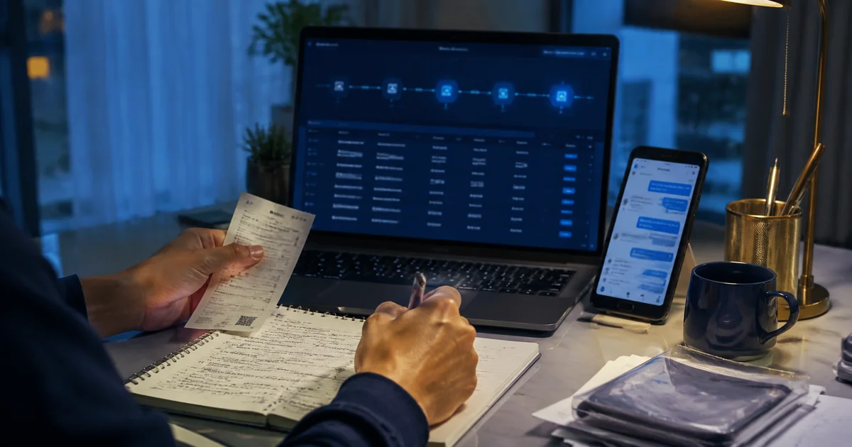 توثيق أدلة رقمية وتحويلات مالية مرتبطة بواقعة نصب في البيتكوين