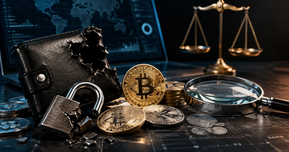 أدلة رقمية لفحص واقعة سرقة محفظة العملات الرقمية وتتبع العملات