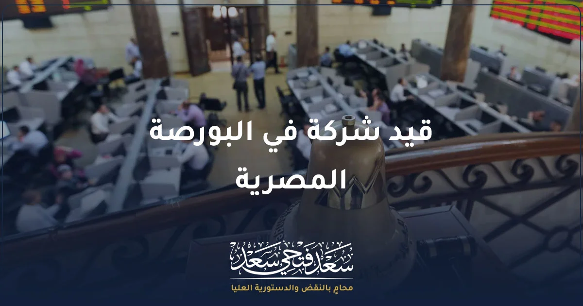 قيد شركة في البورصة المصرية وشروط وإجراءات قيد الأسهم بالبورصة المصرية