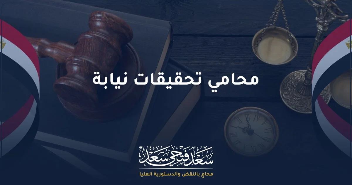 محامي تحقيقات نيابة في مصر لمراجعة ملف القضية والحضور أمام النيابة