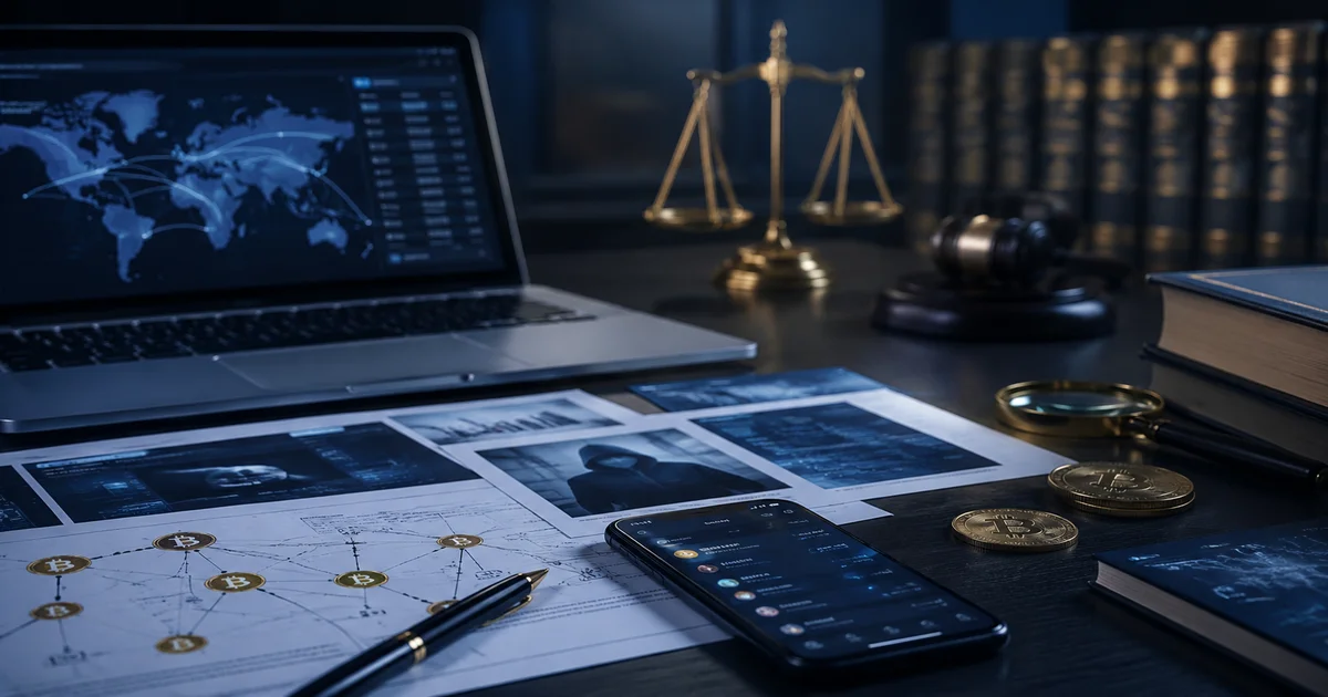 مراجعة الأدلة والتحويلات في واقعة نصب مرتبطة بالعملات الرقمية