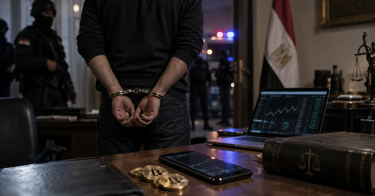 القبض في قضية بيتكوين في مصر مع هاتف ومحفظة عملات رقمية وأجهزة محل فحص