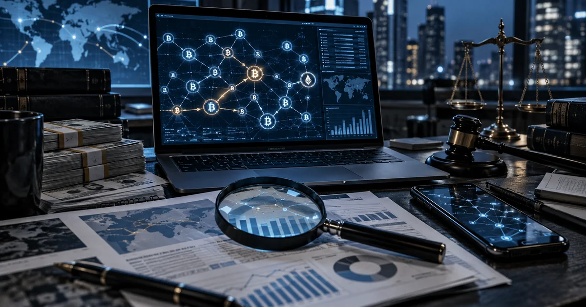 تتبع المعاملات الرقمية والأصول المشفرة في تحقيقات غسل الأموال