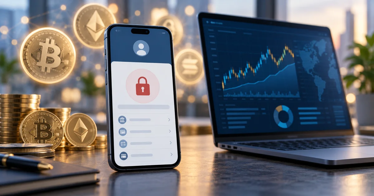 تجميد حساب بنكي بعد معاملات مرتبطة بالعملات الرقمية وP2P