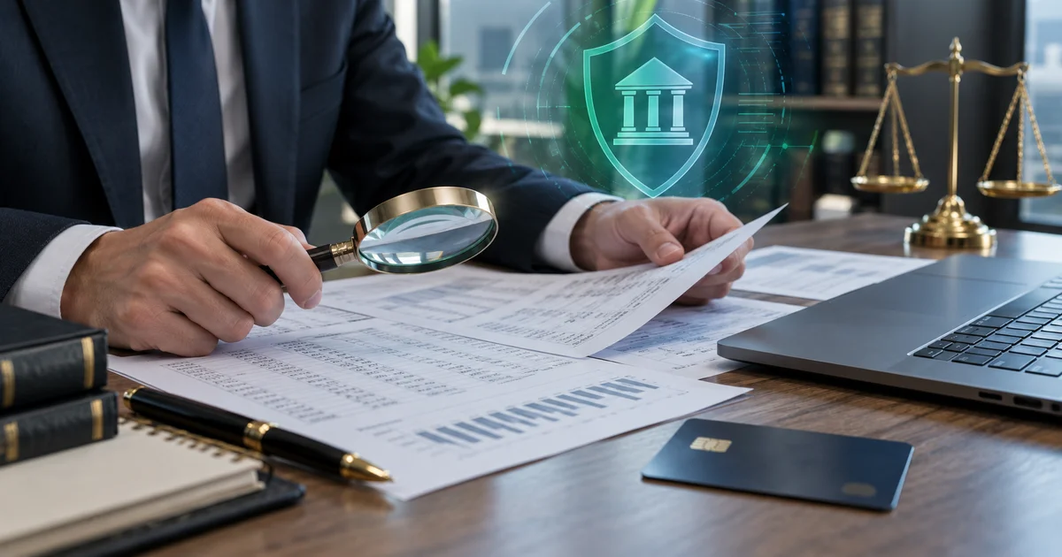 فحص مستندات مصدر الأموال والمعاملات البنكية ضمن مراجعة تجميد الحساب