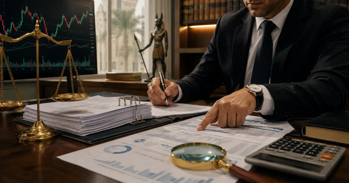 مراجعة عقد فتح الحساب وكشوف التداول والمستندات في نزاع مع شركة سمسرة