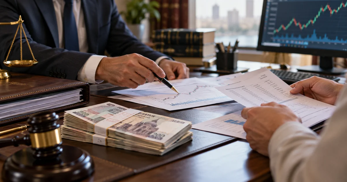 فحص كشوف التداول والتحويلات المالية لتحديد المسؤولية في قضايا توظيف الأموال