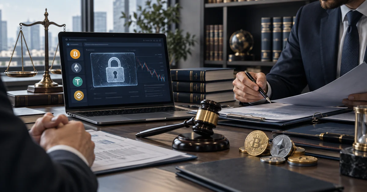 التحقق من حساب عملات رقمية مجمد ومستندات الهوية ومصدر الأموال